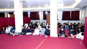 Antusiasme peserta Training Nizham Ijtima'i, yang kali ini diikuti oleh santri Kelas 9 dan Kelas 12.