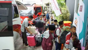 Kontingen finalis Jambore sudah mulai berdatangan.