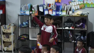 Siswa terlihat antusias dalam mengikuti acara SBUA.